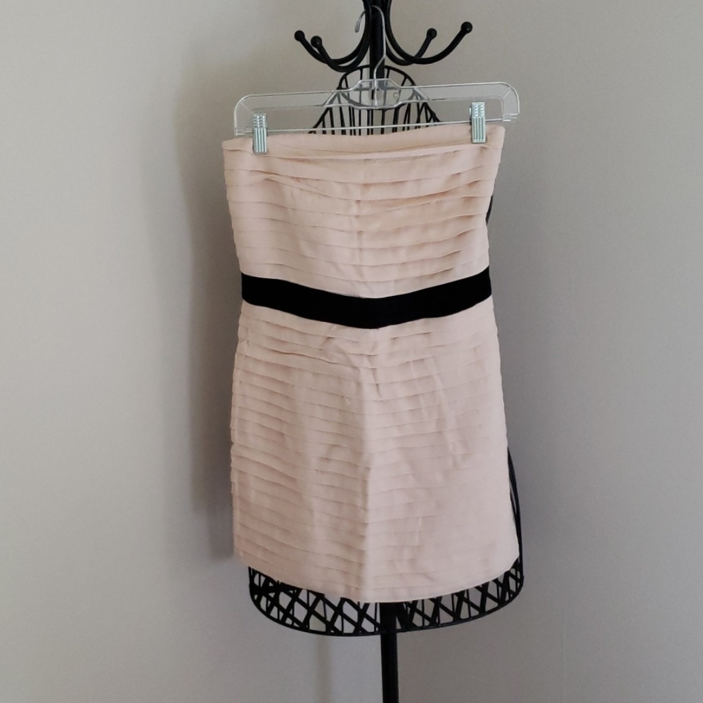 Sandro Paris Blush Strapless Mini Dress 1 Small